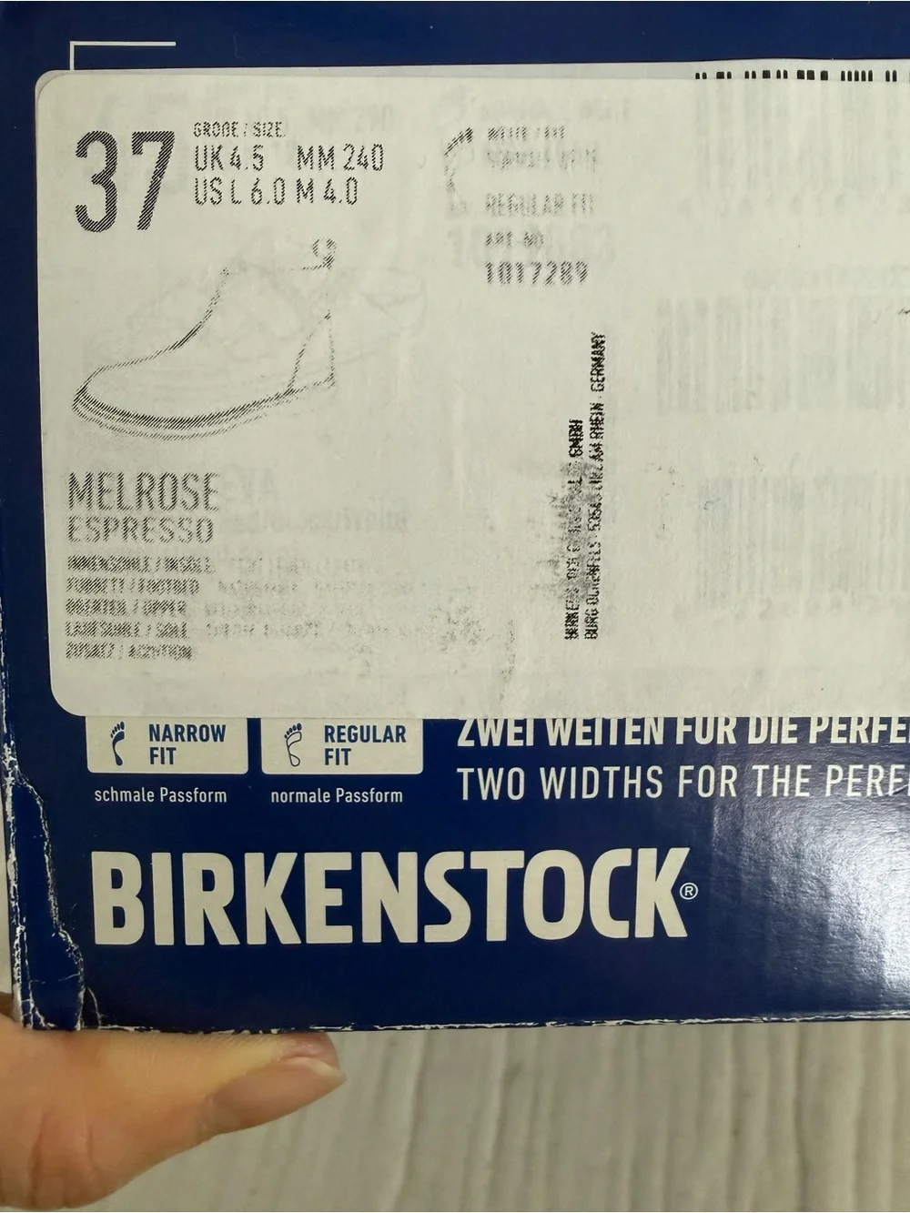 NIB Rare Birkenstock Melrose Suede Leather Booties Size 37 Regular/Wide